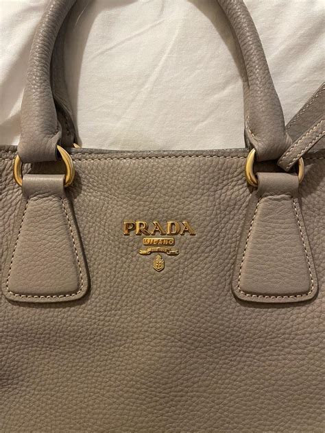 prada bn2419|PRADA BN2419 Vitello Daino Tote and Shoulder Bag .